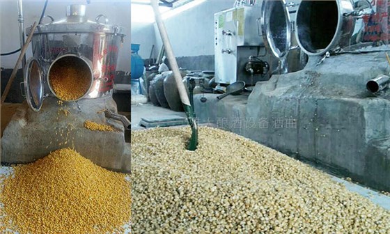 15-200斤側(cè)開口釀酒設(shè)備玉米釀酒實操